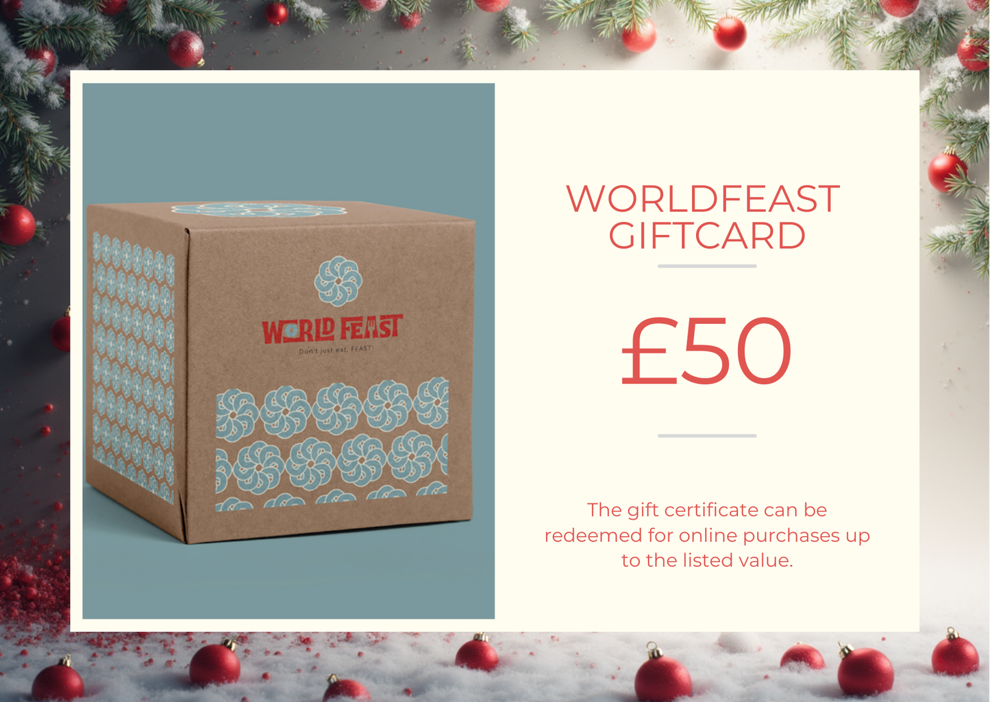 WorldFeast giftcard