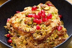 Shahi Tukda - Indian Bread & Butter Pudding with Rose Water & Cardamom (serves 2)