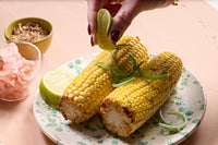Grilled Corn on the Cob with Onion Butter Oil - Bắp Nướng Mỡ Hành